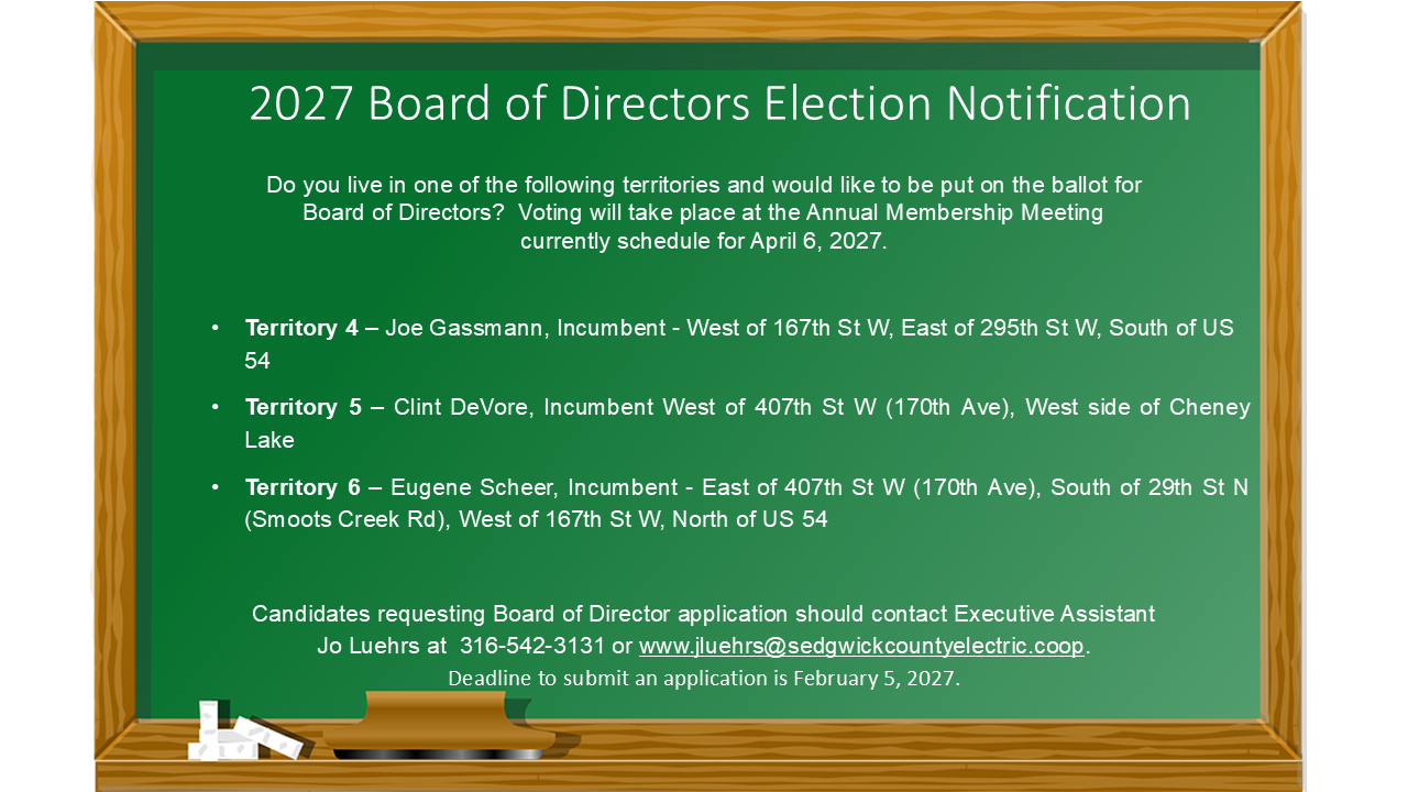 2027 Board of Directors Election Notification